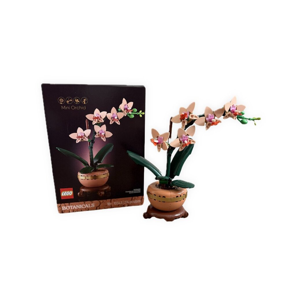 LEGO Botanicals Mini Orchid Building Set Home Decor Gift